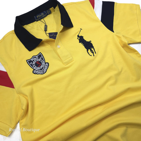 PRL Team crested polo shirt | Yellow