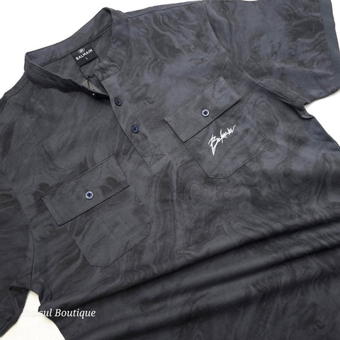 BLM pockets polo shirt | Grey