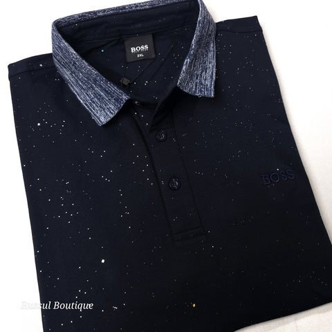 BS Glit designer polo shirt | Black