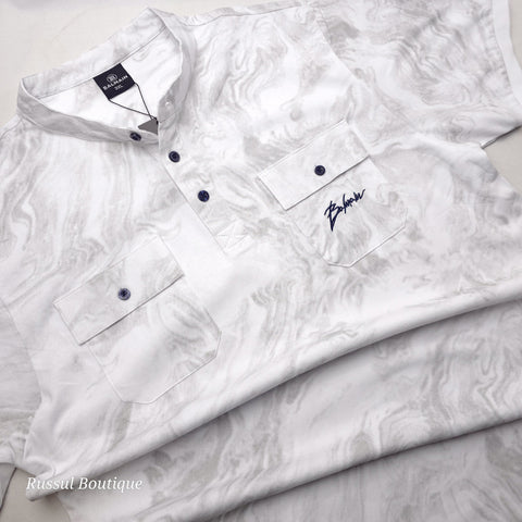 BLM pockets polo shirt | WHite