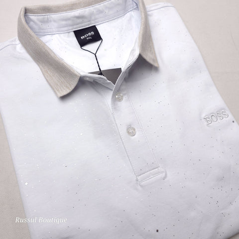 BS Glit designer polo shirt | White