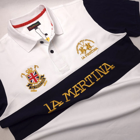 IMT designer polo shirt | White