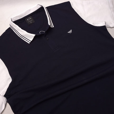 AMN premium designer polo shirt | Navy blue