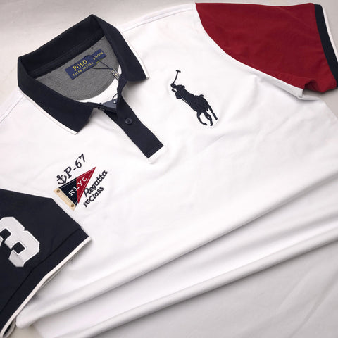 PRL P-67 crested polo shirt | White