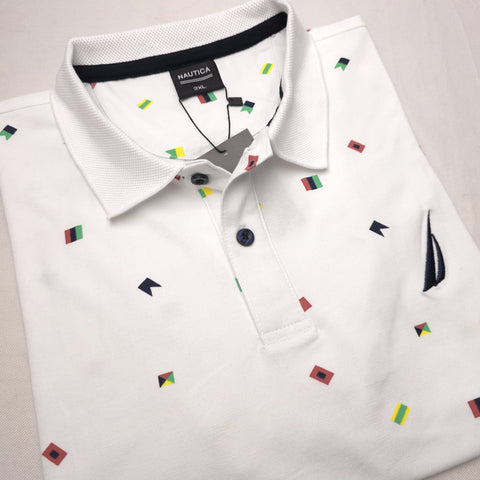 NTC poker designer polo shirt | White