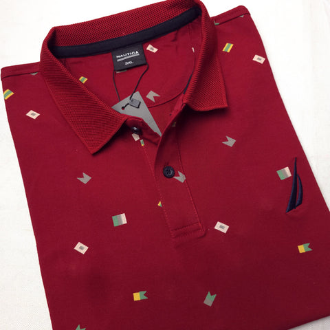 NTC poker designer polo shirt | Wine