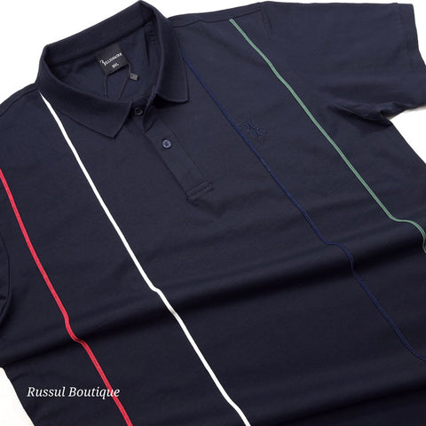 BB weave designer polo shirt | Navy blue