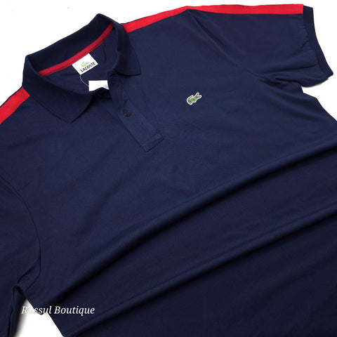 BIG-LST Trim polo shirt | Navy Blue