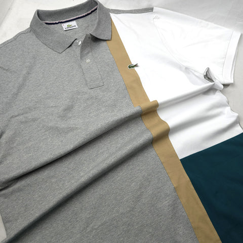 BIG-LST Two toned Prim polo shirt | Grey