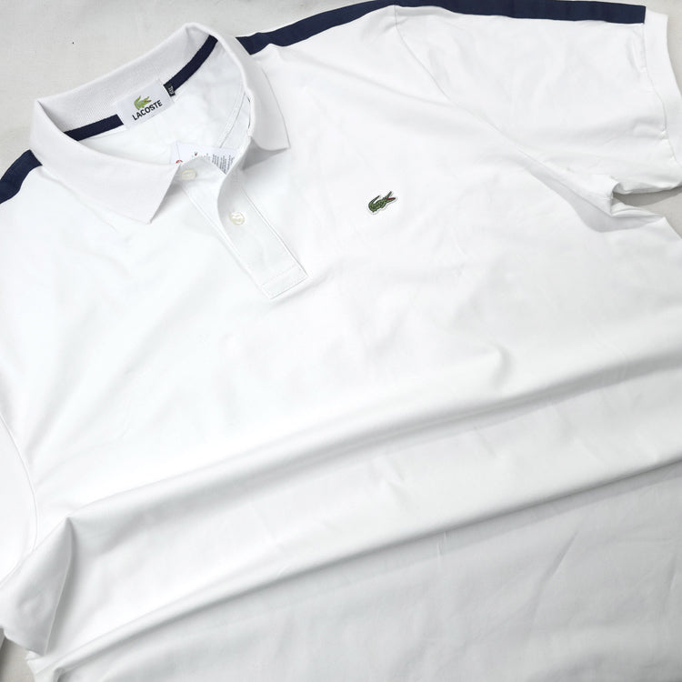 BIG-LST Trim polo shirt | White