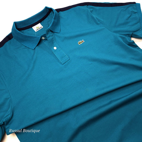 BIG-LST Trim polo shirt | Aqua