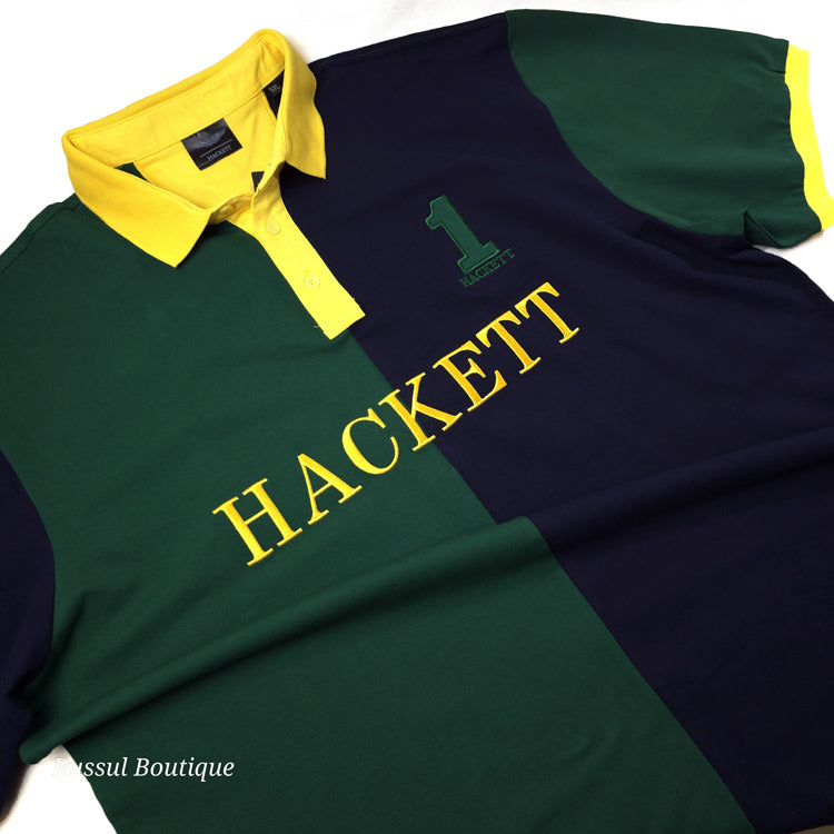 BIG- HCK dual polo shirt | Green/Navy