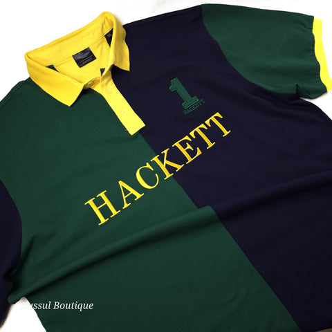 BIG- HCK dual polo shirt | Green/Navy