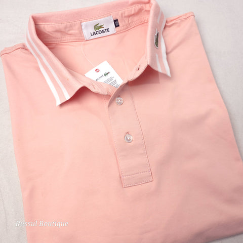 BIG-LST designer polo shirt | Peach