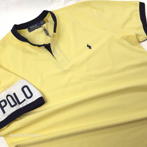 PRL BOLD half button T-shirt | Yellow