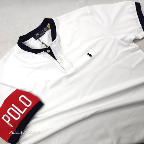 PRL BOLD half button T-shirt | White