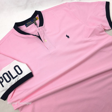 PRL BOLD half button T-shirt | Pink