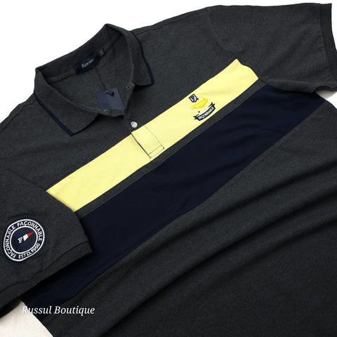 FCN crested polo shirt | Grey