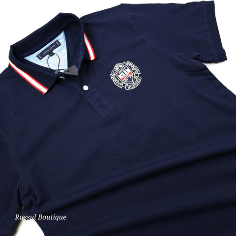 PRL Legacy crested polo shirt | Navy blue