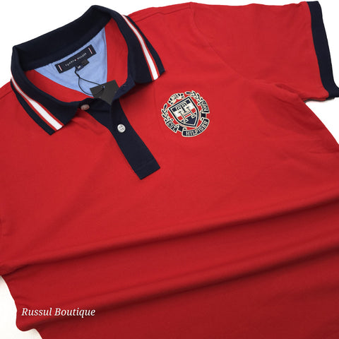 PRL Legacy crested polo shirt | Red