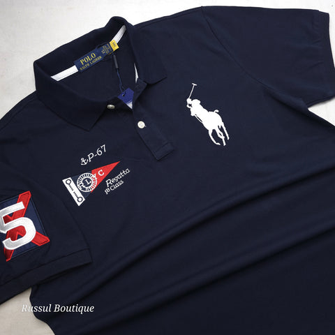 PRL Regatta P-67 crested polo shirt | Navy blue