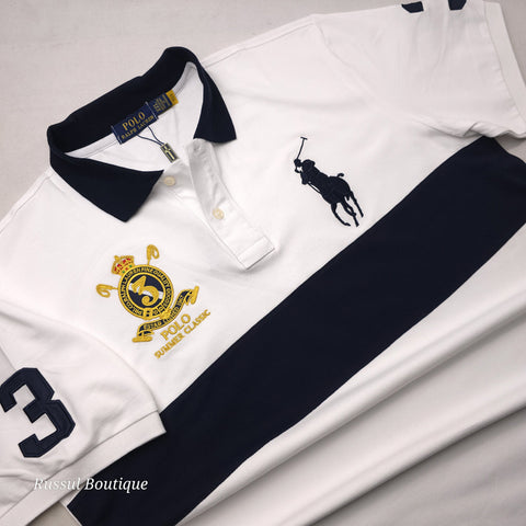 PRL Summer crested polo shirt | White