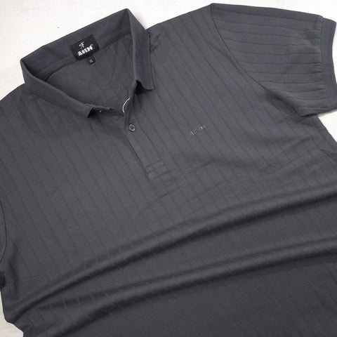 MD Textured polo shirt | Grey