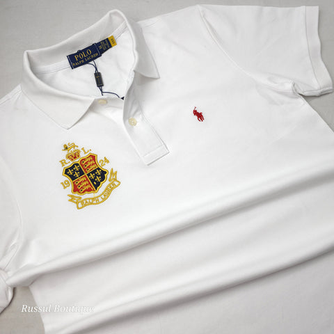 PRL Imperial two toned polo shirt | White