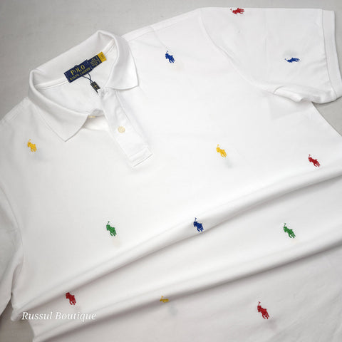 PRL bubbly designer polo shirt | White