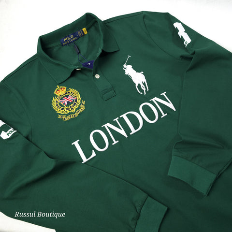 Longsleeve PRL LONDON polo for men | Green