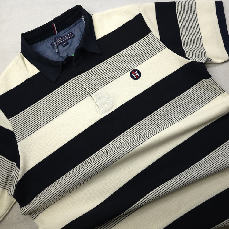 THF posh two-toned polo shirt | Cream