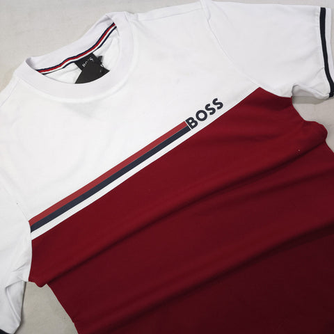 BS two-toned T-shirt | Wine