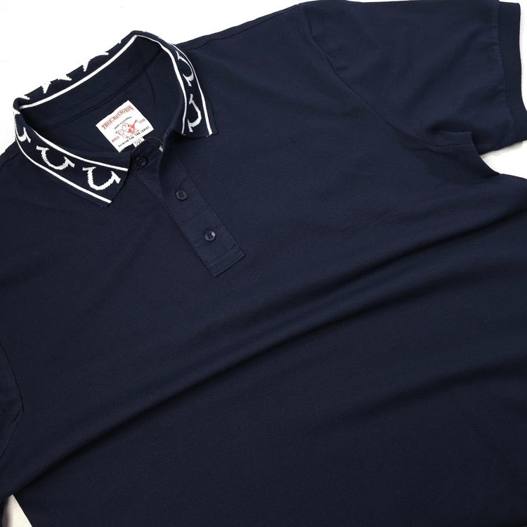 TR Designer polo shirt | Navy blue