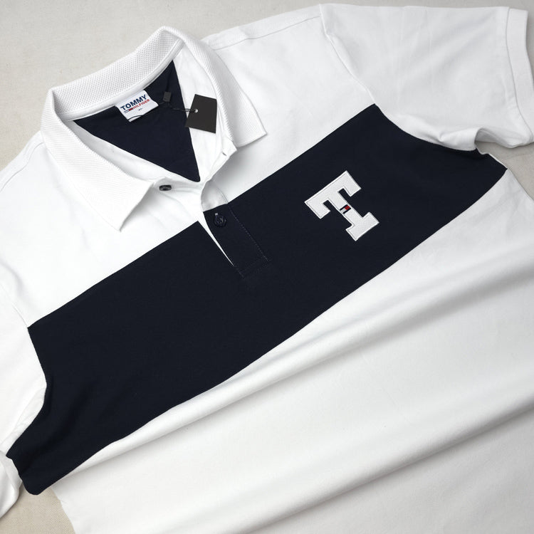 THF T-Chest polo shirt for Men | White