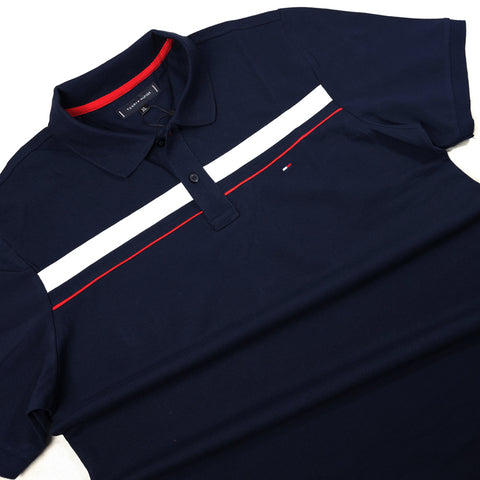 BIG- THF luxe designer polo shirt | Navy blue