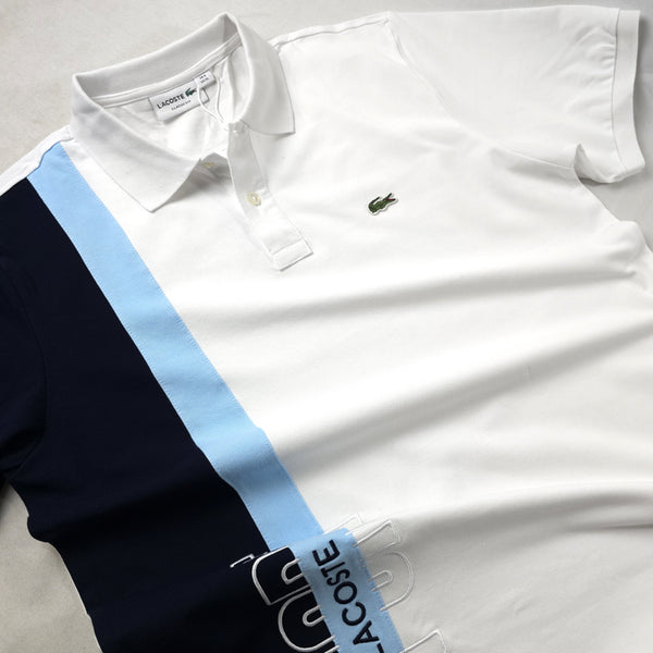 LST SPT designer polo shirt | White