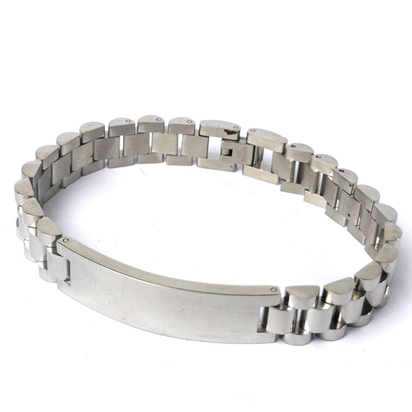 RB chain Bracelet for men | Silver