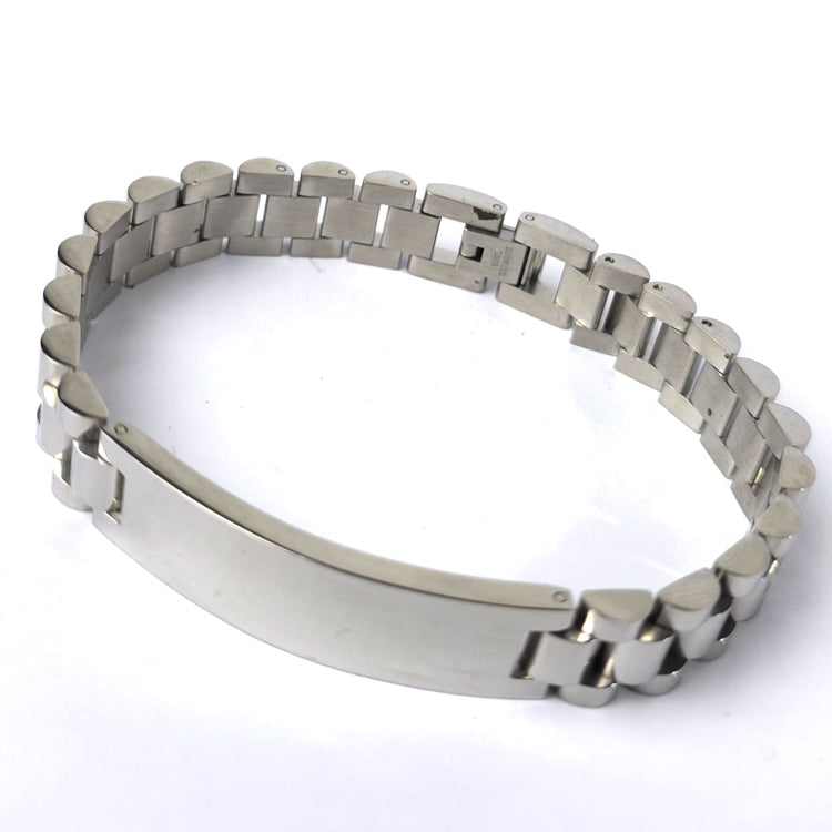 RB chain Bracelet for men | Silver