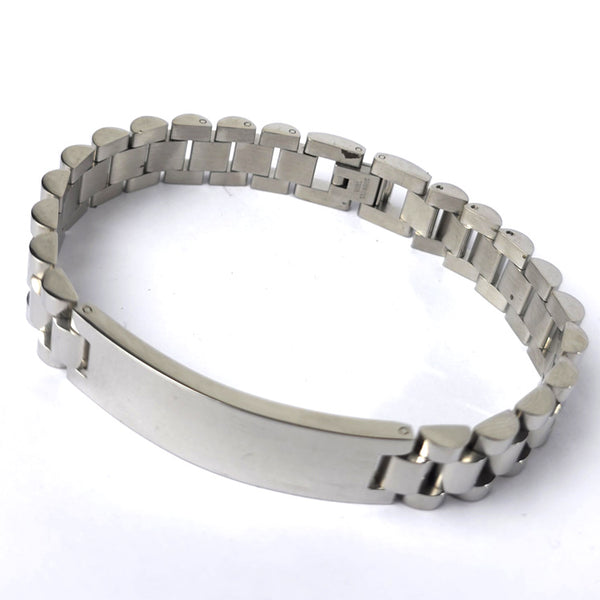 RB chain Bracelet for men | Silver