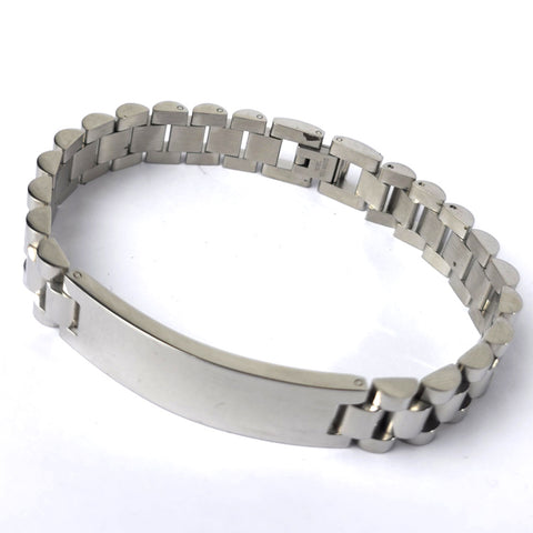 RB chain Bracelet for men | Silver