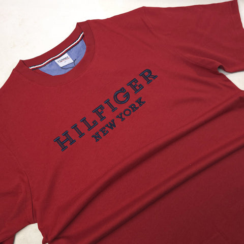 THF Lettered designer T-shirt | Wine