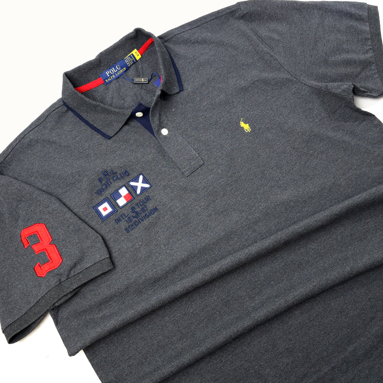 BIG- PRL YT Club polo shirt | Grey