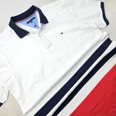 PRL Tri-toned polo shirt | White