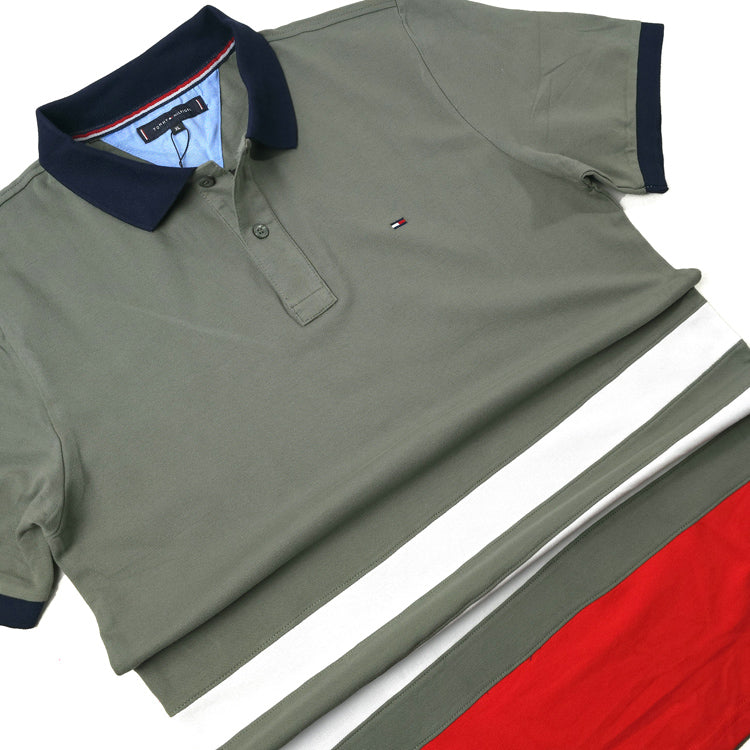 PRL Tri-toned polo shirt | Green