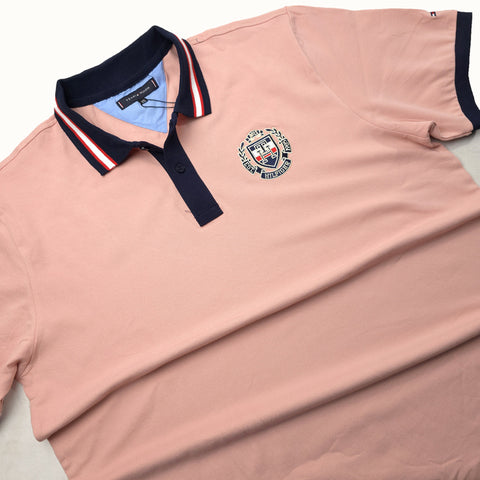 PRL Legacy crested polo shirt | Peach
