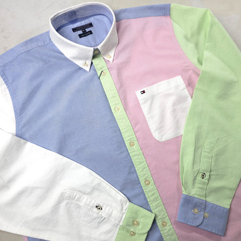 PRL two toned Premium Dress Shirt | Blue/Pink