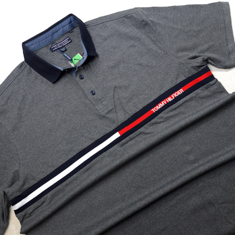 BIG- THF Suave men's polo shirt | Grey
