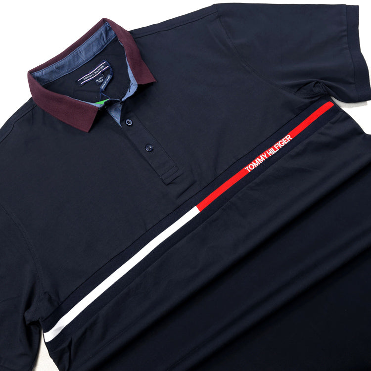 BIG- THF Suave men's polo shirt | Navy blue