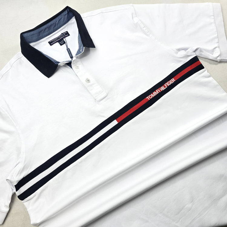 BIG- THF Suave men's polo shirt | White