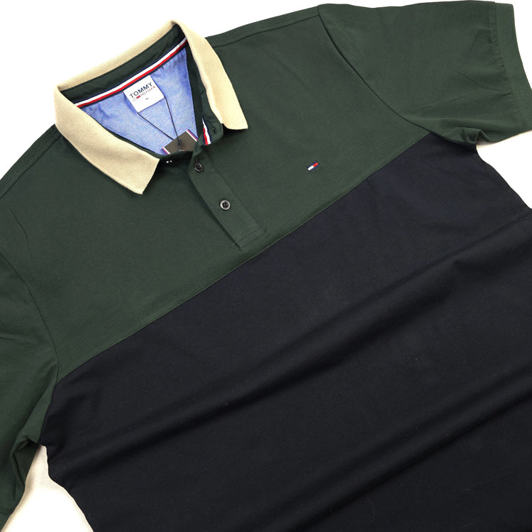 THF axure polo shirt | Navy/Green